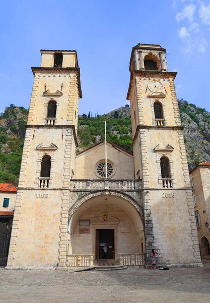 Catedral San Trifón Kotor Montenegro — Foto de Stock