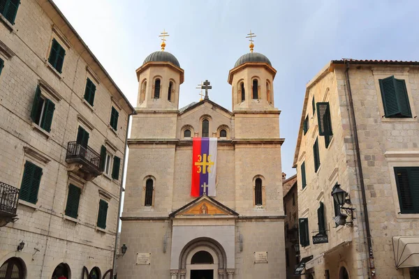 Iglesia San Pablo Casco Antiguo Kotor Montenegro — Foto de Stock