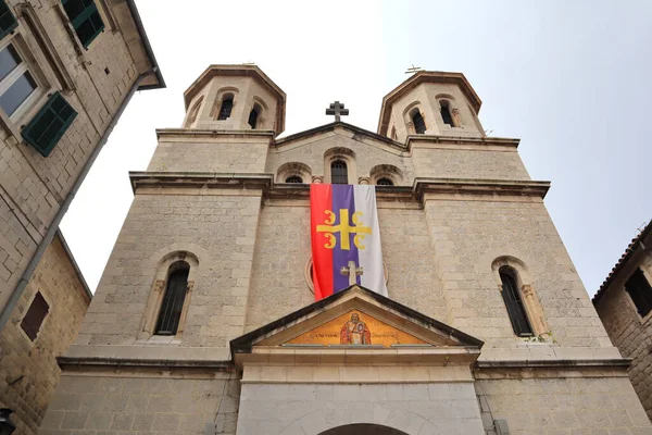 モンテネグロコトルの旧市街にある聖パウロ教会 — ストック写真