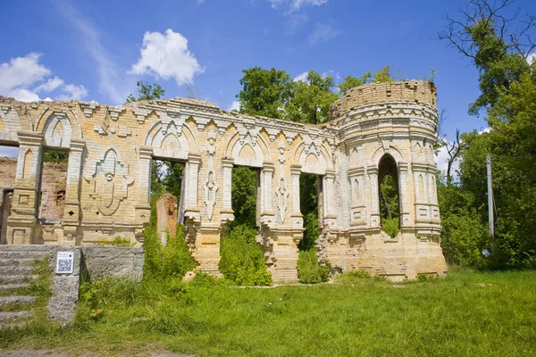 Руїни Палацу Von Der Osten Saken Palace Немешаджеве Міроцького Київська — стокове фото