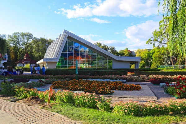 Sala Bomba Água Mineral Myrhorod Resort Ucrânia — Fotografia de Stock