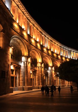 Erivan, Ermenistan 'da Cumhuriyet Meydanı' nın mimarisi