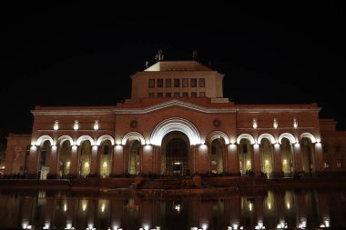  Erivan, Ermenistan 'da Cumhuriyet Meydanı' nda tarihi müze