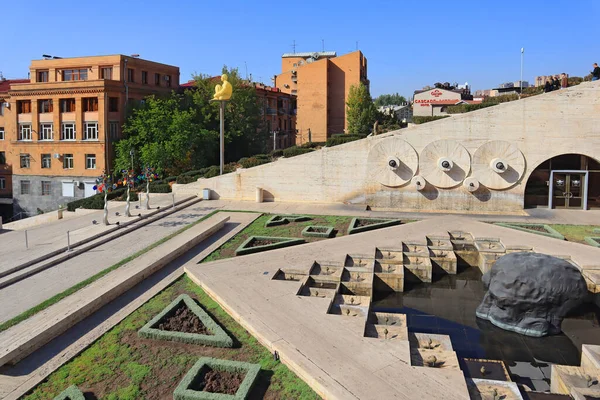 Kaskade Beliebter Touristenort Jerewan Armenien — Stockfoto