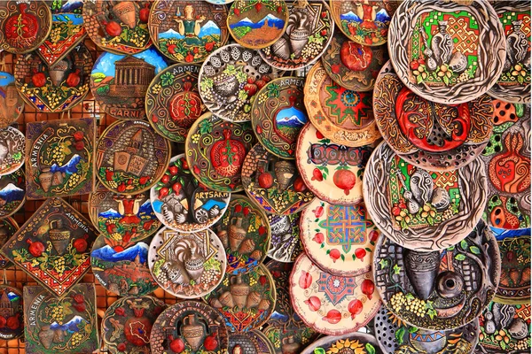 Placas Cerâmica Para Venda Yerevan Armenia — Fotografia de Stock