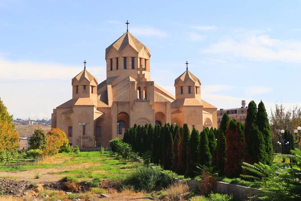 Ermenistan Erivan Daki Aydınlatıcı Aziz Gregory Katedrali — Stok fotoğraf