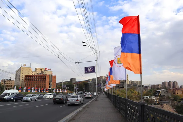 Ереван Армения Октября 2021 Года Городская Жизнь Улице Еревана — стоковое фото