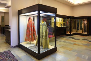 Echmiadzin (Vagharshapat), Ermenistan - 15 Ekim 2021. Vagharshapat 'taki Kutsal Etchmiadzin Hazinesi