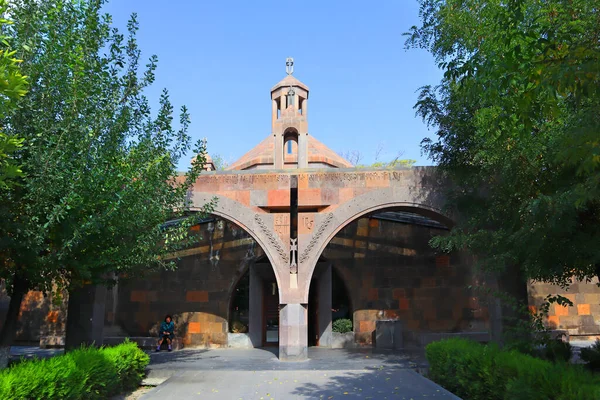 Вагаршапат Вірменія Жовтня 2021 Року Сучасна Церква Монастирі Ехміадзін Вагхаршапаті — стокове фото