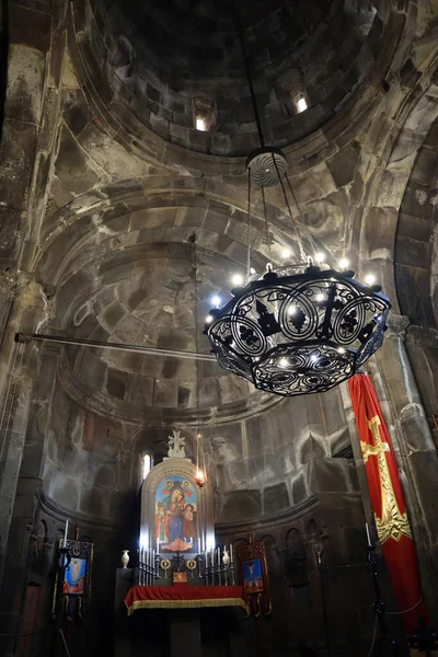 Interior Mosteiro Geghard Armênia — Fotografia de Stock