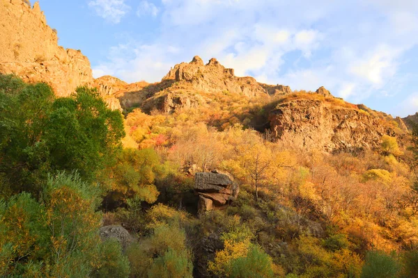 Herbstlandschaft Nahe Dem Geghard Kloster Armenien — Stockfoto