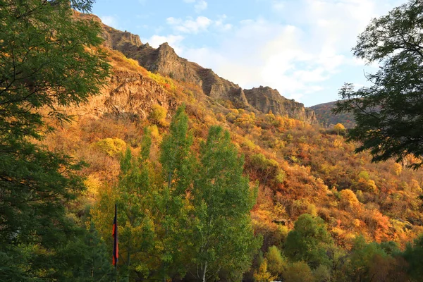 Autumn Landscape Geghard Monastery Armenia — Stock Photo, Image