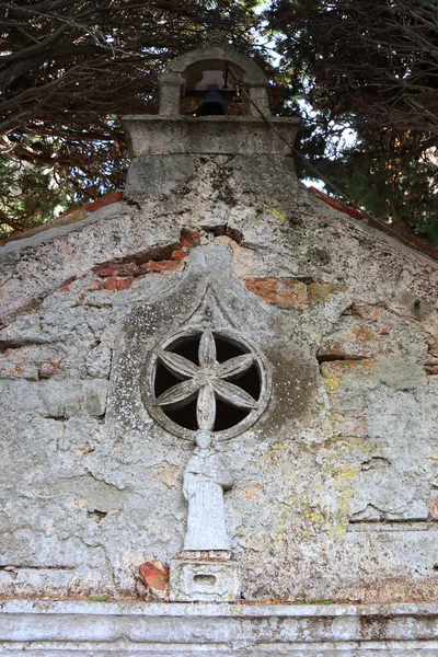 Fragment Van Een Kapelletje Tivat Montenegro — Stockfoto