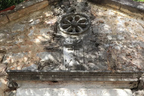 Fragmento Iglesia Anunciación Tivat Montenegro — Foto de Stock