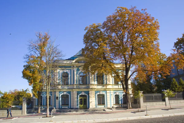Gyönyörű Kastély Sajtó Klub Minisztertanács Ukrajna Institutskaya Street Kijevben Ukrajna — Stock Fotó