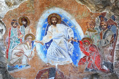 Karadağ 'daki Ostrog Manastırı Mozaikleri 