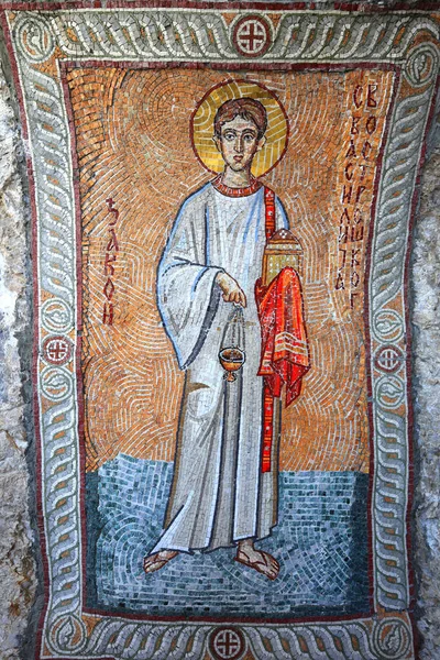 Ostrog Montenegro Settembre 2021 Mosaici Del Monastero Ostrog Montenegro — Foto Stock