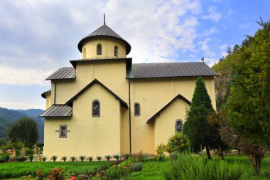 Karadağ 'daki ünlü Moracha Manastırı