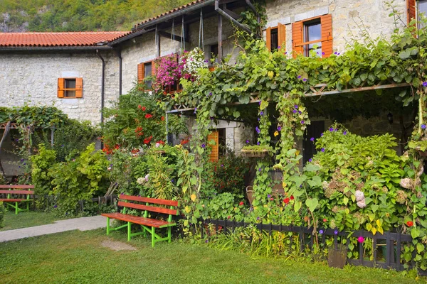 Karadağ 'daki Moracha Manastırı' ndaki Hücreler