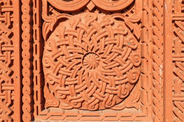 Ermenistan 'daki Khor Virap Manastırı yakınlarındaki antik haçkar' ın bir parçası