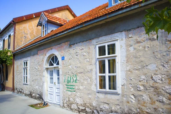 Stone Houses Main Street Cetinje Montenegro — Fotografia de Stock