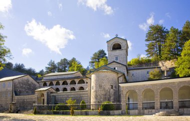 Karadağ 'ın Çetince kentinde, Kutsal Bakire Meryem' in Doğumu Ortodoks Manastırı