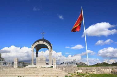 Karadağ 'ın Cetinje kentindeki Piskopos Danilo anıtı