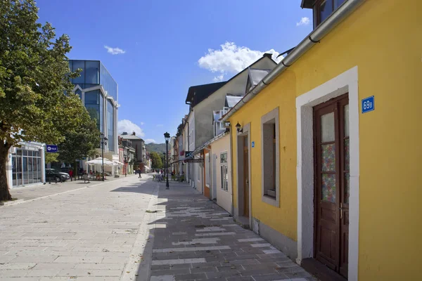 Pedestrian Street Cetinje Montenegro — Stock Photo, Image