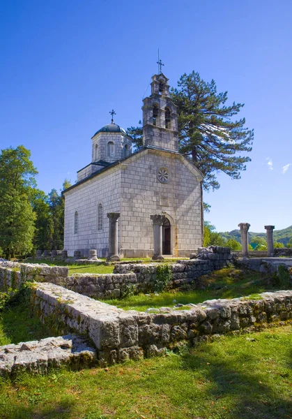 Igreja Natividade Virgem Cetinje Montenegro — Fotografia de Stock