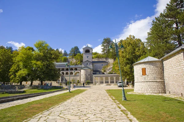 Mosteiro Ortodoxo Natividade Bem Aventurada Virgem Maria Cetinje Montenegro — Fotografia de Stock