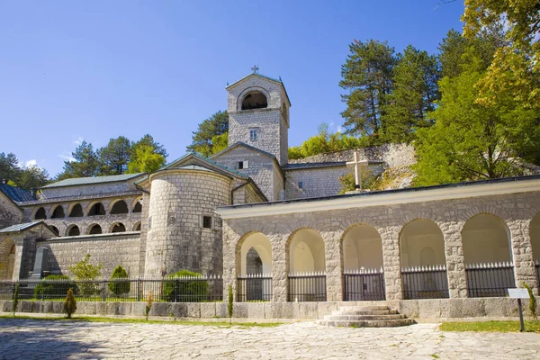 Mosteiro Ortodoxo Natividade Bem Aventurada Virgem Maria Cetinje Montenegro — Fotografia de Stock