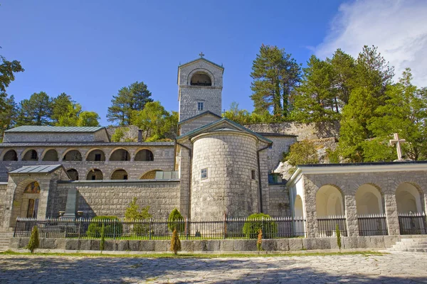 Mosteiro Ortodoxo Natividade Bem Aventurada Virgem Maria Cetinje Montenegro — Fotografia de Stock