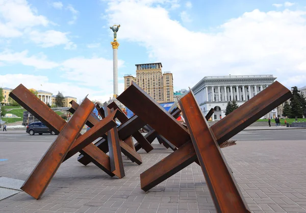 Unabhängigkeitsplatz Krieg Kiew Ukraine — Stockfoto