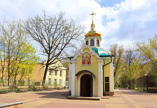 Kis Templom Nemzeti Műszaki Egyetem Igor Sikorsky Műszaki Intézet Kijevben — Stock Fotó