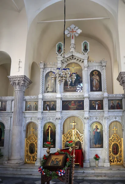 Interior Saint Michael Archangel Church Herceg Novi Montenegro — Foto de Stock