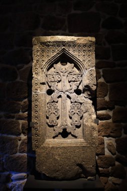 Ermenistan 'daki Tatev Manastırı' nda antik haçkar