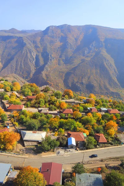Landscape Mountains Tatev Monastery Armenia — Stock Photo, Image