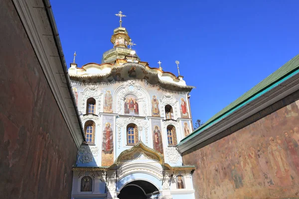 Церковь Троицких Ворот Киево Печерской Лавре Украина — стоковое фото