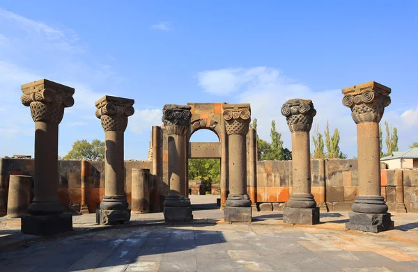 Ruinen Des Zwartnos Tempels Armenien — Stockfoto