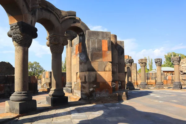 Ruins Zvartnos Temple Armenia — Stock Photo, Image
