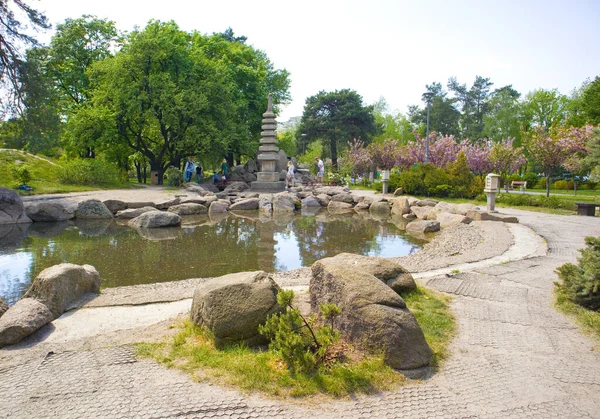 Parque Kyoto Kiev Ucrânia — Fotografia de Stock