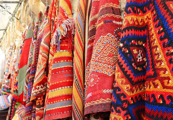 Lojas Carpetes Goreme Capadócia Turquia — Fotografia de Stock