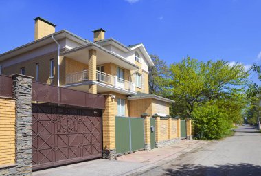 Ukrayna, Kyiv 'deki modern özel ev