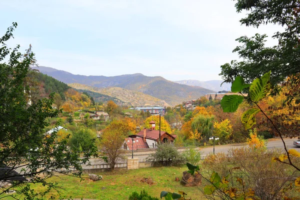 Panorama Dilijan Cidade Dia Outono Armênia — Fotografia de Stock