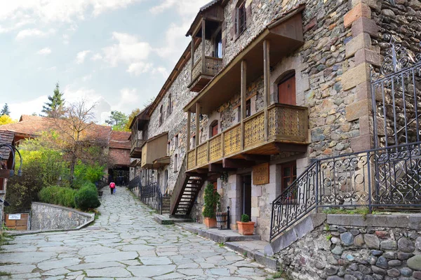 Buldings Históricos Centro Cidade Rua Sharambeyan Dilijan Armênia — Fotografia de Stock