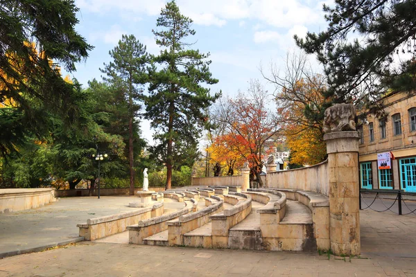 Порожній Літній Театр Восени Діліджані Вірменія — стокове фото