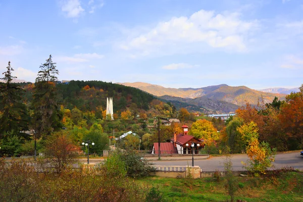 Panorama Dilijan Stad Herfst Dag Armenië — Stockfoto