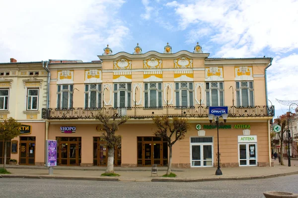 Old Historical Building Downtown Kolomyya Ukraine — Zdjęcie stockowe