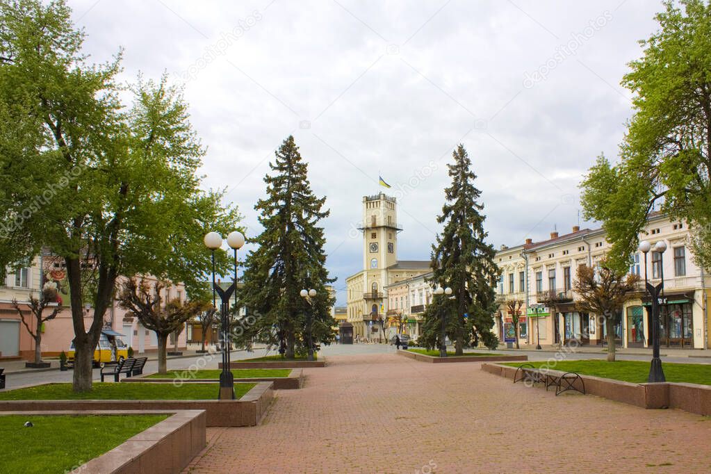City Hall in Kolomyya, Ukraine