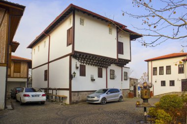 Ankara 'nın merkezinde geleneksel Türk evleri